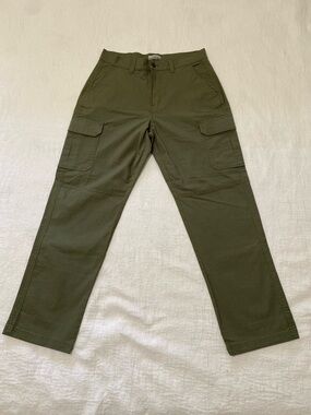 Ocean Coast Men's Sz 34 Green Stretch Cargo Utility Outdoor Hiking Work Pants